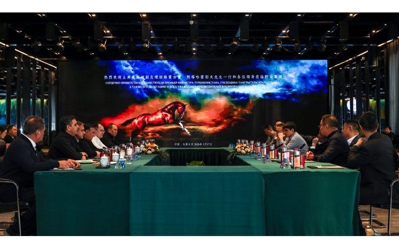 土库曼斯坦副总理阿塔哈雷耶夫率团到访我集团